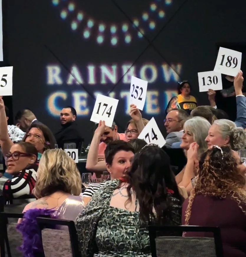 Auction participants at Tacoma Gayla